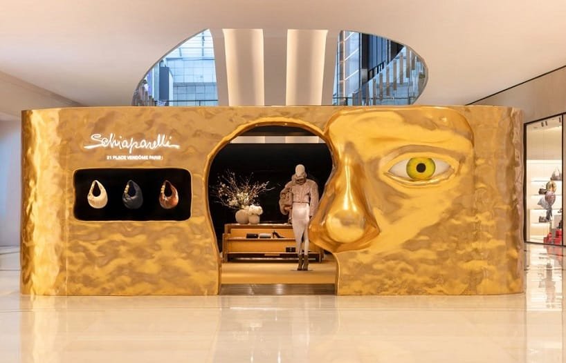 Dubai Jewellery News Schiaparelli Opens Dazzling Dubai Mall Pop Up Filled With Gilded Jewellery and Fashionwear 1