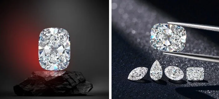 Gems News GCAL 8X Cushion Grade Sparks Diamond Buzz 2