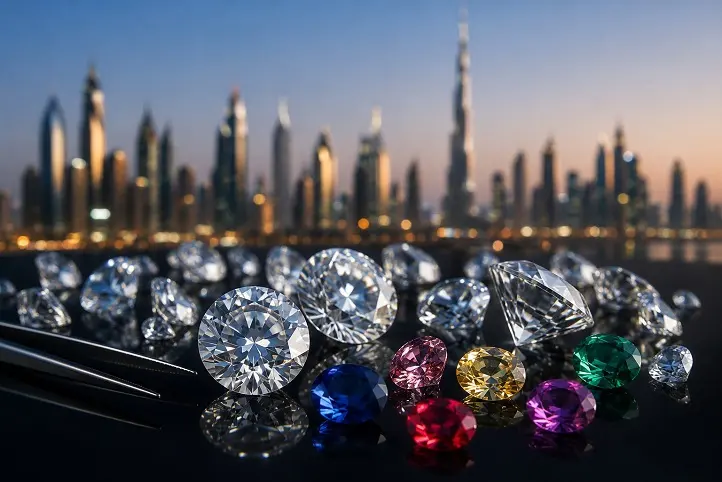 Dubai Jewellery News Dubai s Diamond and Coloured Gemstone Trade Hits Record Highs